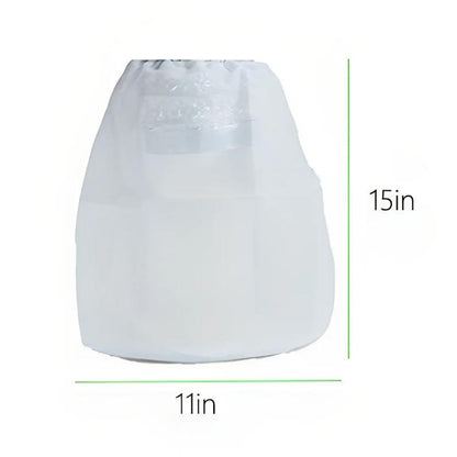 3pcs/Pack Dryer Vent Lint Trap Dryer Vent Duct Lint Bag(White) - Dryer Parts by buy2fix | Online Shopping UK | buy2fix