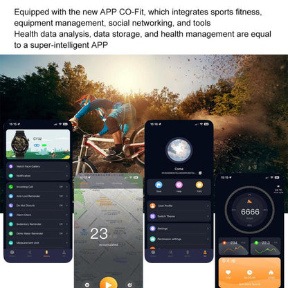 CY32 1.39 inch IPS Screen Sports Smart Watch Supports BT Call / COFIT APP(Black) - Smart Watches by buy2fix | Online Shopping UK | buy2fix