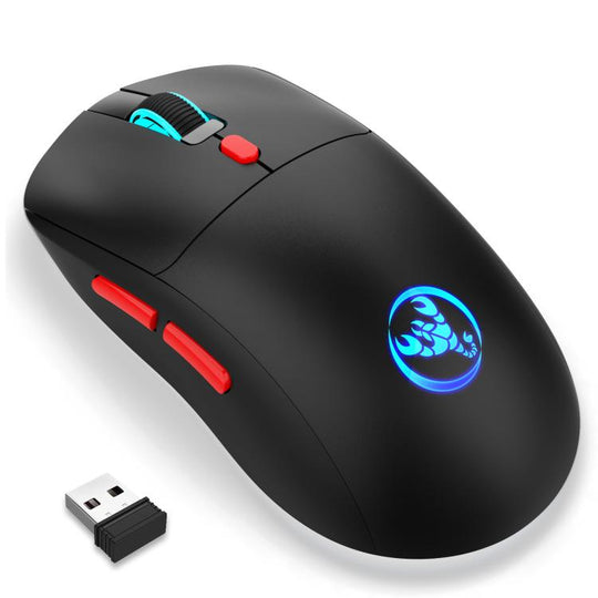 HXSJ T20 2.4GHz Rechargeable Wireless Mouse(Black)