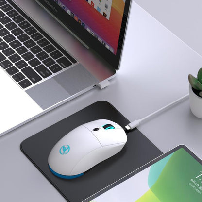 HXSJ T20 2.4GHz Rechargeable Wireless Mouse(White) - Wireless Mice by HXSJ | Online Shopping UK | buy2fix