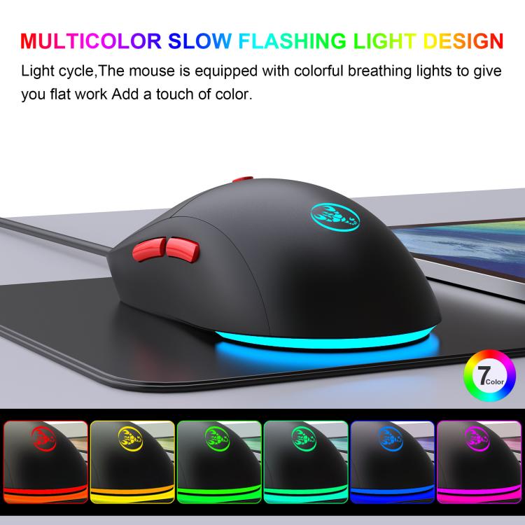 HXSJ T20 2.4GHz Rechargeable Wireless Mouse(Black) - Wireless Mice by HXSJ | Online Shopping UK | buy2fix