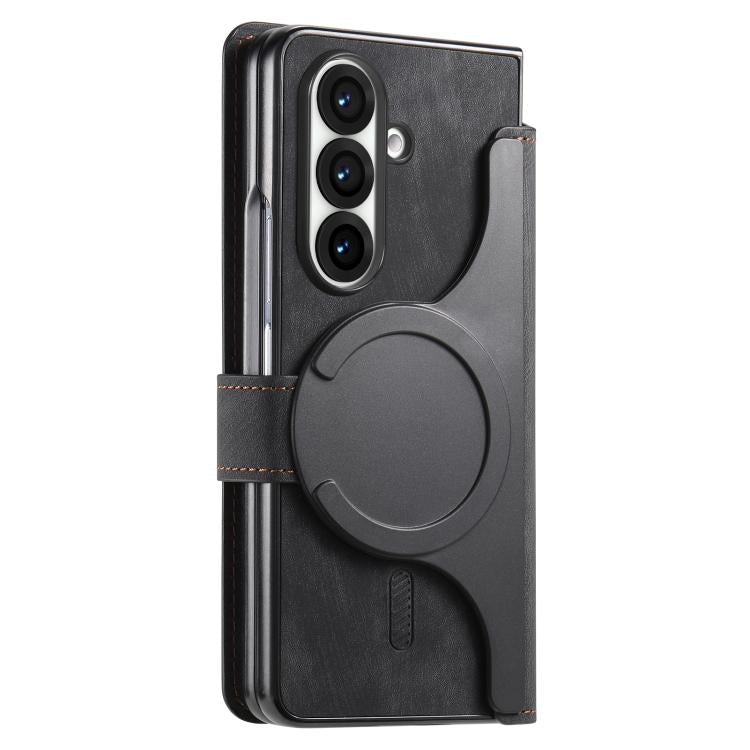 For Samsung Galax Z Fold7 5G CaseNeo MagSafe RFID Anti-theft Retro Leather Phone Case(Black) - Galaxy Z Fold7 5G Cases by CaseNeo | Online Shopping UK | buy2fix