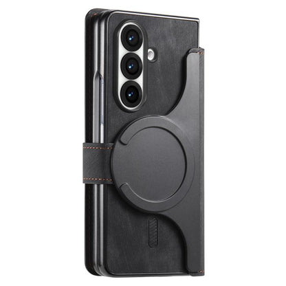 For Samsung Galax Z Fold7 5G CaseNeo MagSafe RFID Anti-theft Retro Leather Phone Case(Black) - Galaxy Z Fold7 5G Cases by CaseNeo | Online Shopping UK | buy2fix