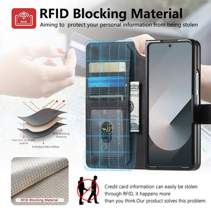 For Samsung Galax Z Fold7 5G CaseNeo MagSafe RFID Anti-theft Retro Leather Phone Case(Black) - Galaxy Z Fold7 5G Cases by CaseNeo | Online Shopping UK | buy2fix