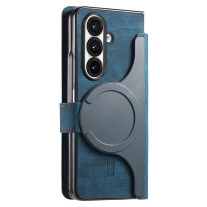 For Samsung Galax Z Fold7 5G CaseNeo MagSafe RFID Anti-theft Retro Leather Phone Case(Blue) - Galaxy Z Fold7 5G Cases by CaseNeo | Online Shopping UK | buy2fix