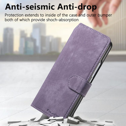 For Samsung Galax Z Fold7 5G CaseNeo MagSafe RFID Anti-theft Retro Leather Phone Case(Purple) - Galaxy Z Fold7 5G Cases by CaseNeo | Online Shopping UK | buy2fix