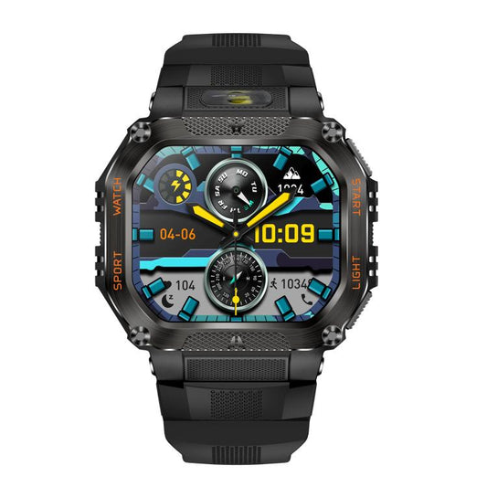 HT34 1.75 inch IPS Screen 3ATM Outdoor Sports BT Smart Watch(Black) - Smart Watches by buy2fix | Online Shopping UK | buy2fix