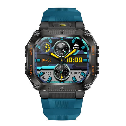 HT34 1.75 inch IPS Screen 3ATM Outdoor Sports BT Smart Watch(Blue) - Smart Watches by buy2fix | Online Shopping UK | buy2fix