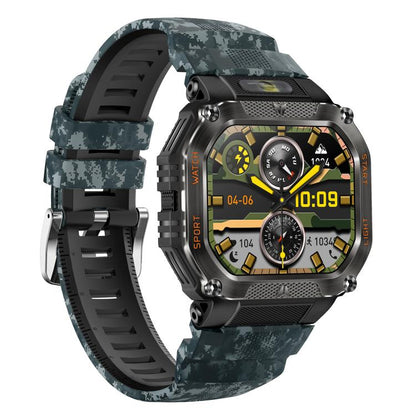 HT34 1.75 inch IPS Screen 3ATM Outdoor Sports BT Smart Watch(Camouflage) - Smart Watches by buy2fix | Online Shopping UK | buy2fix