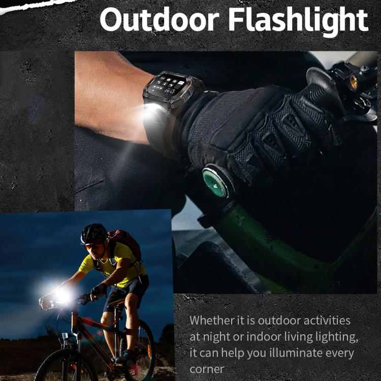 HT34 1.75 inch IPS Screen 3ATM Outdoor Sports BT Smart Watch(Black) - Smart Watches by buy2fix | Online Shopping UK | buy2fix