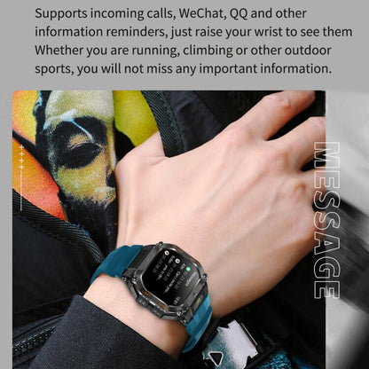 HT34 1.75 inch IPS Screen 3ATM Outdoor Sports BT Smart Watch(Black) - Smart Watches by buy2fix | Online Shopping UK | buy2fix