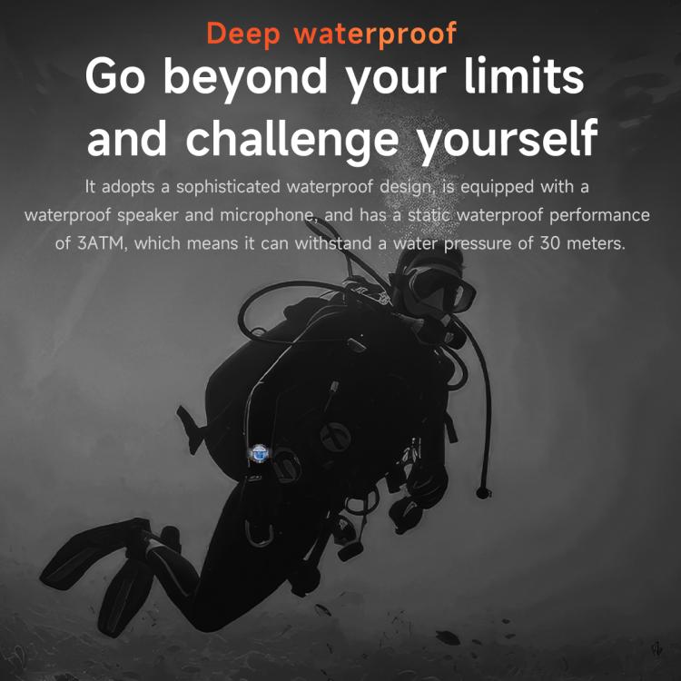 KC91 1.39 inch IPS Screen 3ATM Outdoor GPS Smart Watch with Flashlight(Black) - Smart Watches by buy2fix | Online Shopping UK | buy2fix