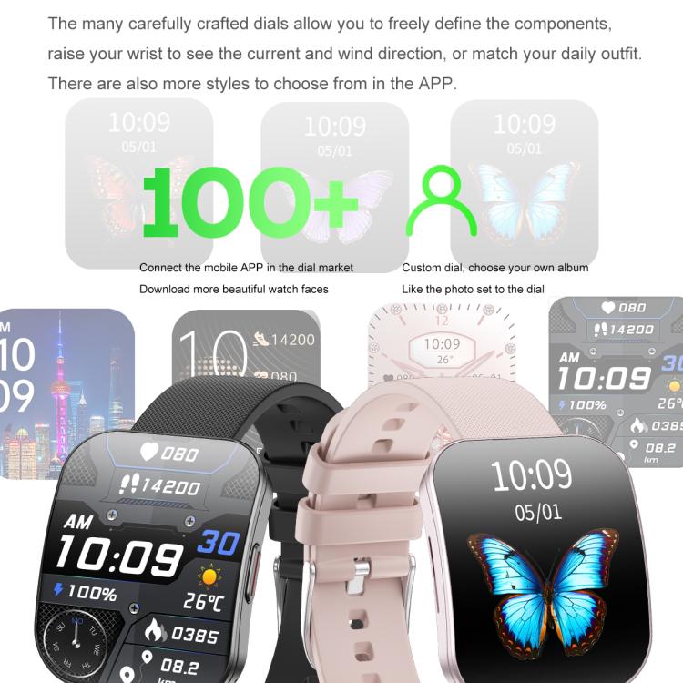 U17 1.85 inch Ultra-thin Curved Screen IP68 Sports Smart Watch(Rose Gold) - Smart Watches by buy2fix | Online Shopping UK | buy2fix