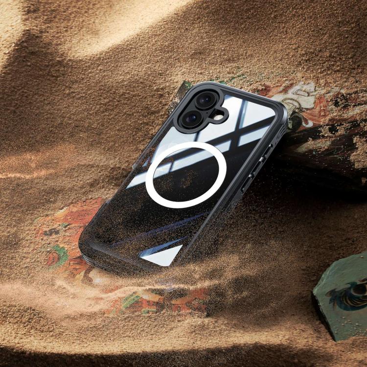 For iPhone Air Life Waterproof MagSafe Magnetic Rugged Phone Case(Black) - iPhone Air Cases by buy2fix | Online Shopping UK | buy2fix