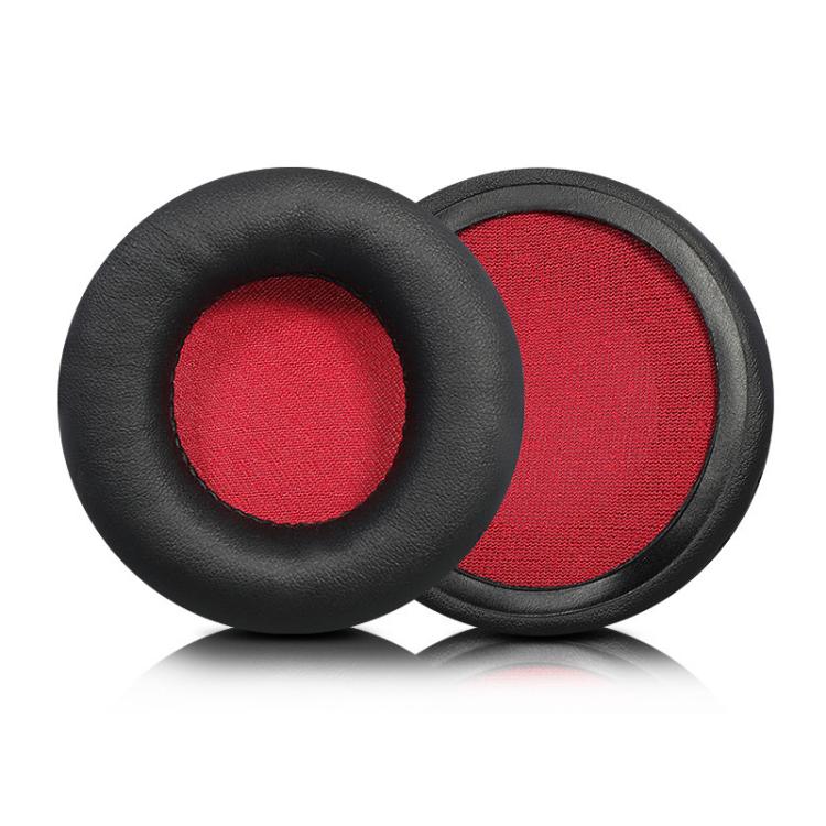 2pcs Sponge Earmuffs Replacement Earpads For ATH-AR3BT / AR3iS / AR1iS, Style:Black Red Protein Leather - Earmuff & Pad by buy2fix | Online Shopping UK | buy2fix