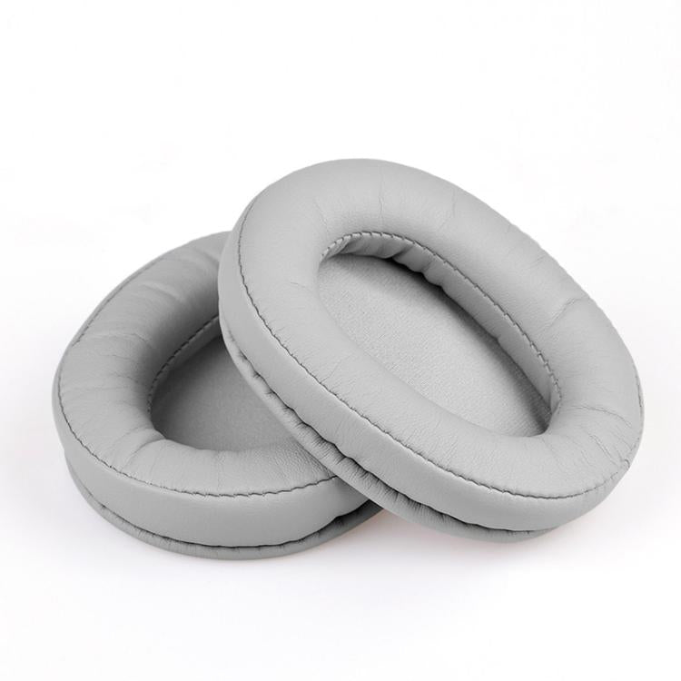 2pcs Sponge Earmuffs Replacement Earpads For ATH-MSR7, Style:Grey Protein Leather - Earmuff & Pad by buy2fix | Online Shopping UK | buy2fix