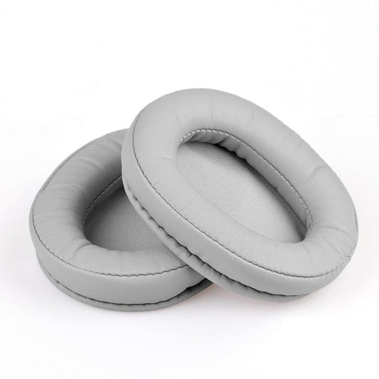 2pcs Sponge Earmuffs Replacement Earpads For ATH-MSR7, Style:Grey Protein Leather - Earmuff & Pad by buy2fix | Online Shopping UK | buy2fix