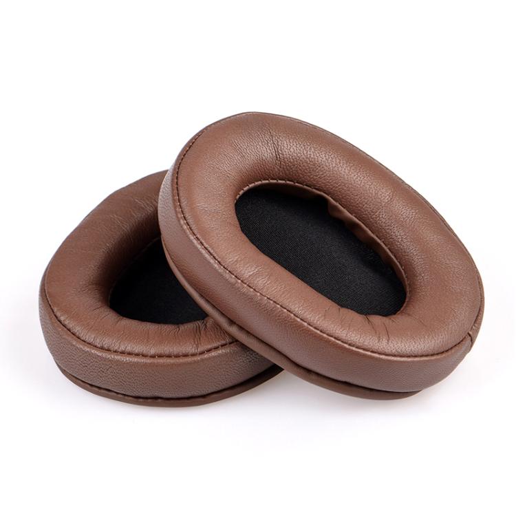 2pcs Sponge Earmuffs Replacement Earpads For ATH-MSR7, Style:Brown Lambskin - Earmuff & Pad by buy2fix | Online Shopping UK | buy2fix