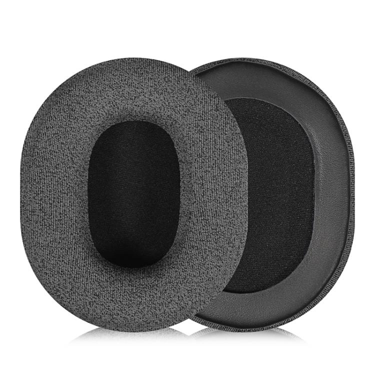 2pcs Sponge Earmuffs Replacement Earpads For ATH-MSR7, Style:Grey Cotton Cloth - Earmuff & Pad by buy2fix | Online Shopping UK | buy2fix