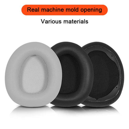 For Dareu EH739 / EH755 2pcs Protein Leather Snap-on Type Earphone Covers(Gray) - Earmuff & Pad by buy2fix | Online Shopping UK | buy2fix