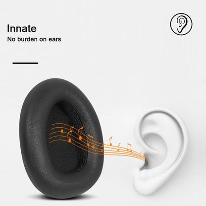 For Dareu EH739 / EH755 2pcs Protein Leather Snap-on Type Earphone Covers(Gray) - Earmuff & Pad by buy2fix | Online Shopping UK | buy2fix