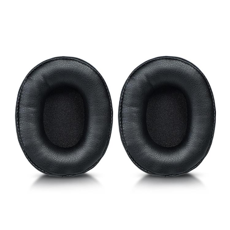 2pcs Sponge Earmuffs Replacement Earpads For ATH-SR5 / SR5BT, Style:Black Protein Leather - Earmuff & Pad by buy2fix | Online Shopping UK | buy2fix