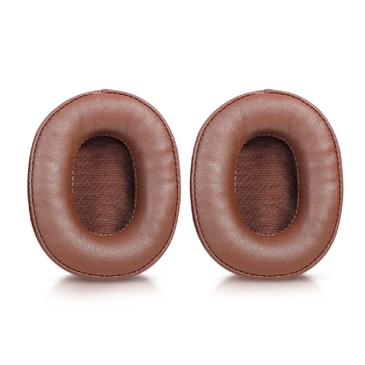2pcs Sponge Earmuffs Replacement Earpads For ATH-SR5 / SR5BT, Style:Brown Protein Leather - Earmuff & Pad by buy2fix | Online Shopping UK | buy2fix
