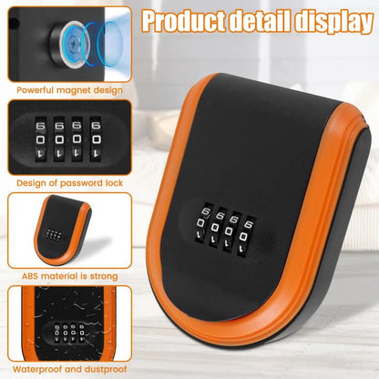 Car Magnetic Password Box Key Tool Storage Case(Black) - Stowing Tidying by buy2fix | Online Shopping UK | buy2fix