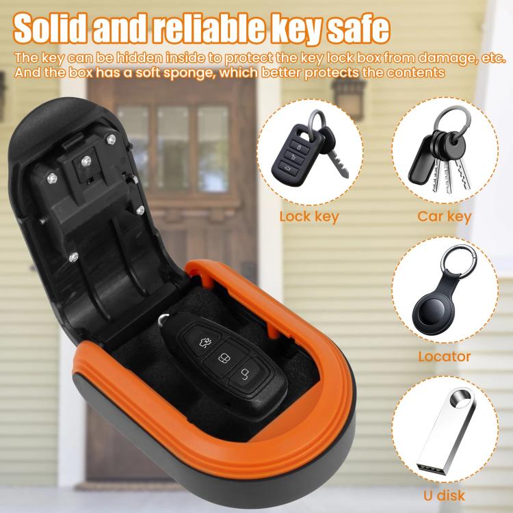 Car Magnetic Password Box Key Tool Storage Case(Black) - Stowing Tidying by buy2fix | Online Shopping UK | buy2fix