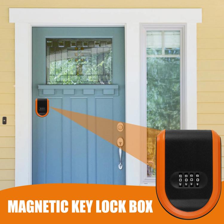 Car Magnetic Password Box Key Tool Storage Case(Black) - Stowing Tidying by buy2fix | Online Shopping UK | buy2fix