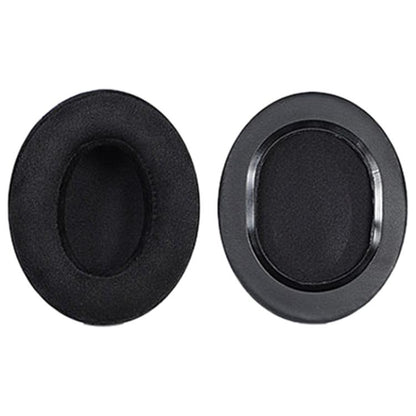 2pcs Velvet Slip-on Type Earphone Covers For Brainwavz HM5(Black) - Earmuff & Pad by buy2fix | Online Shopping UK | buy2fix