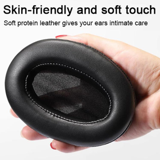 2pcs Skin-friendly Cloth Slip-on Type Earphone Covers For Brainwavz HM5(Black) - Earmuff & Pad by buy2fix | Online Shopping UK | buy2fix