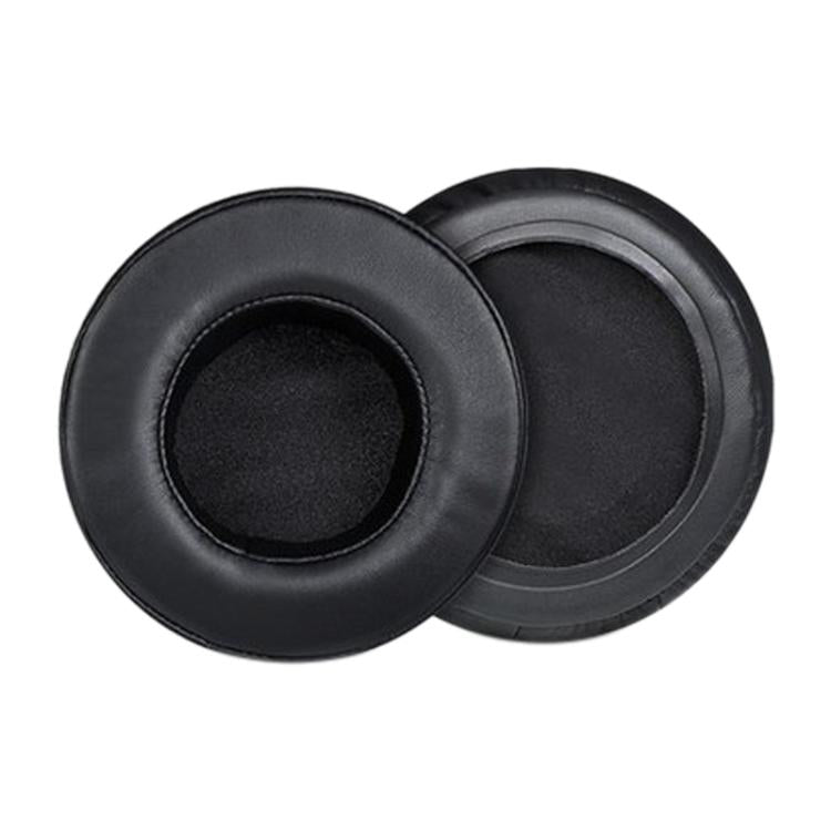 For Dareu EH722 2pcs Protein Leather Slip-on Type Earphone Covers(Black) - Earmuff & Pad by buy2fix | Online Shopping UK | buy2fix