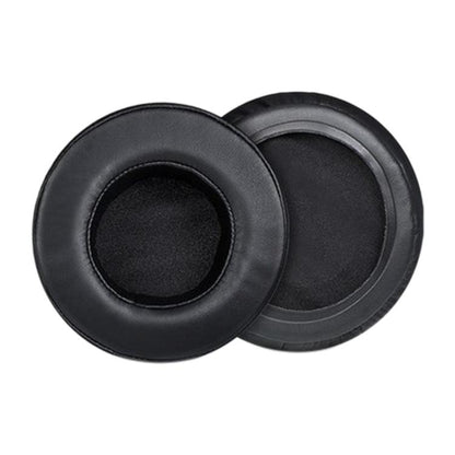 For Dareu EH722 2pcs Protein Leather Slip-on Type Earphone Covers(Black) - Earmuff & Pad by buy2fix | Online Shopping UK | buy2fix