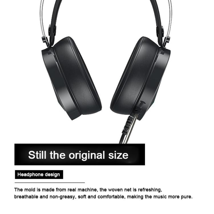 For Dareu EH722 2pcs Protein Leather Slip-on Type Earphone Covers(Black) - Earmuff & Pad by buy2fix | Online Shopping UK | buy2fix