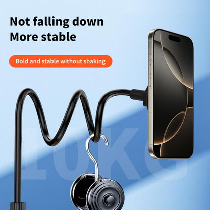 Spiral Lazy Magnetic Mobile Phone Holder, Length:70cm(Black) - Lazy Bracket by buy2fix | Online Shopping UK | buy2fix