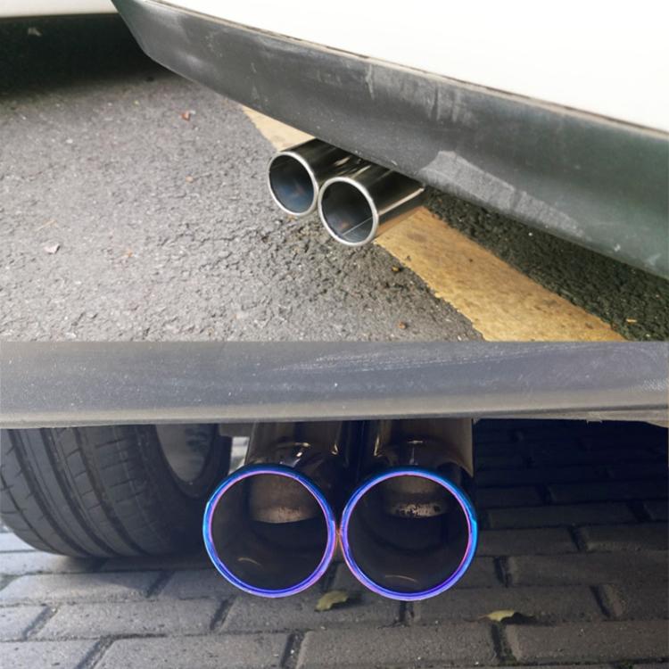 For Bora 2002-2008 Car Modified Stainless Steel Exhaust Pipe Tail Throat(Silver) - Exhaust Pipes by buy2fix | Online Shopping UK | buy2fix