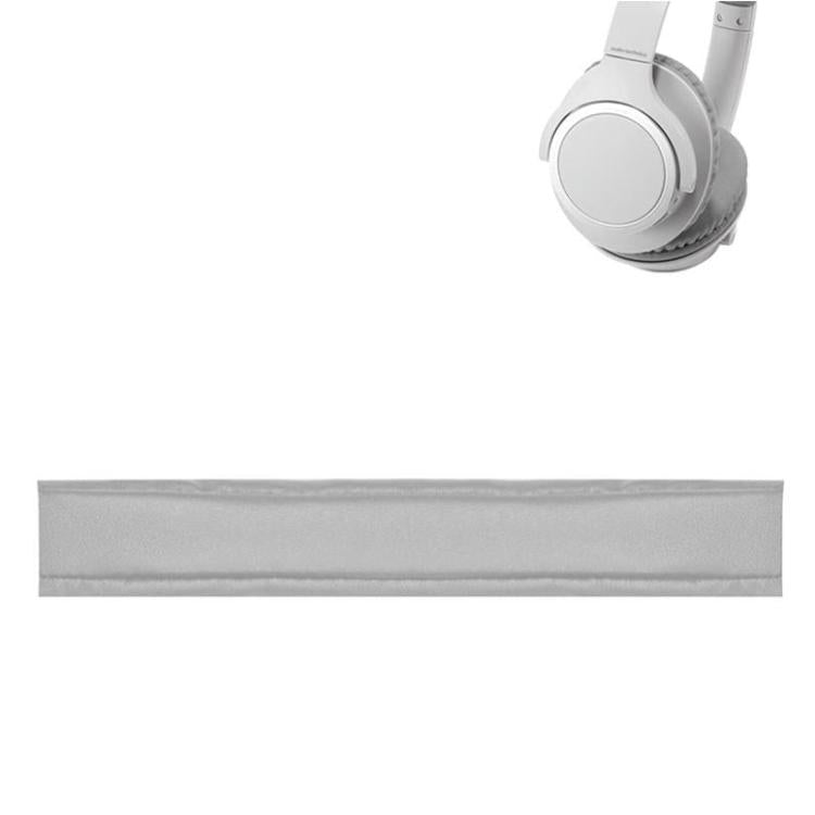 Sponge Earmuffs Replacement Earpads For Audio-Technica ATH-SR30BT, Style:Grey Leather Headband - Earmuff & Pad by buy2fix | Online Shopping UK | buy2fix