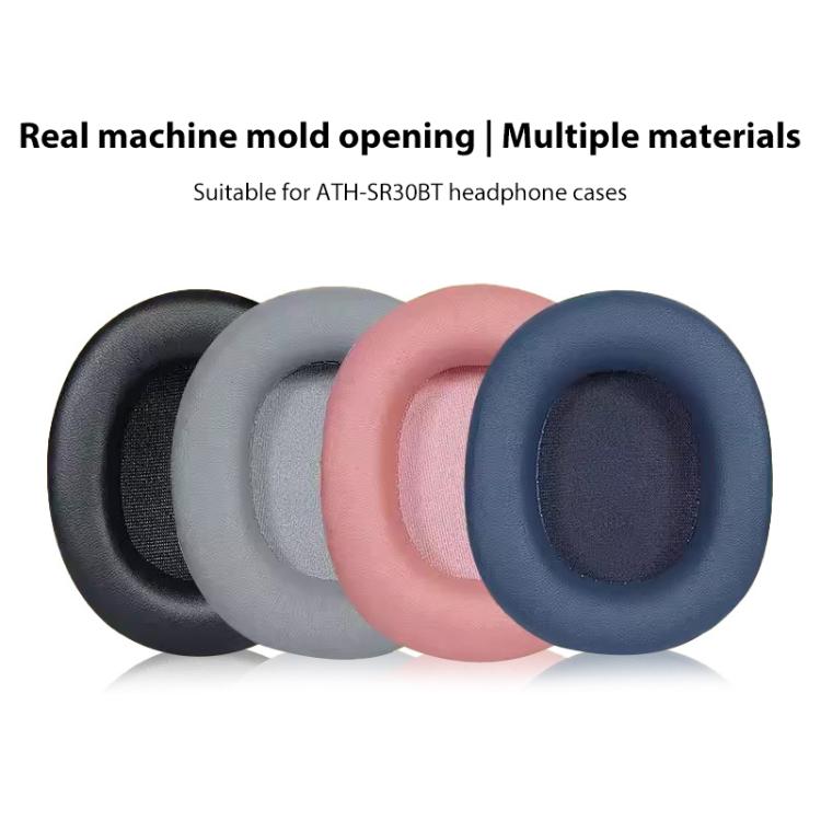 Sponge Earmuffs Replacement Earpads For Audio-Technica ATH-SR30BT, Style:Pink Leather Headband - Earmuff & Pad by buy2fix | Online Shopping UK | buy2fix