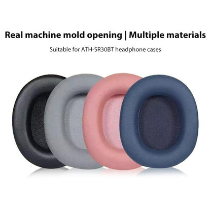 2pcs Sponge Earmuffs Replacement Earpads For Audio-Technica ATH-SR30BT, Style:Pink Protein Leather - Earmuff & Pad by buy2fix | Online Shopping UK | buy2fix