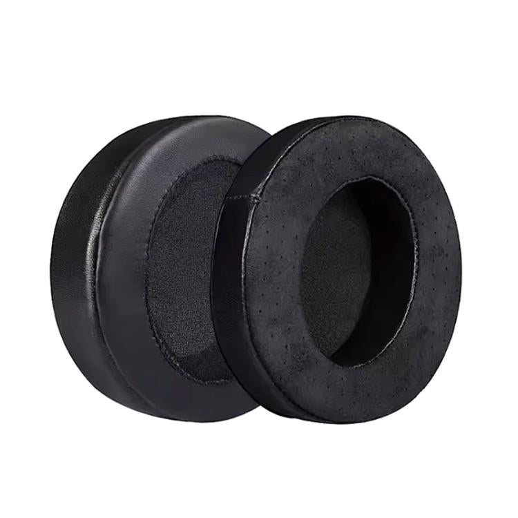 2pcs Sponge Earmuffs Replacement Earpads For ATH-A900X, Style:Black Lambskin+Microfiber - Earmuff & Pad by buy2fix | Online Shopping UK | buy2fix