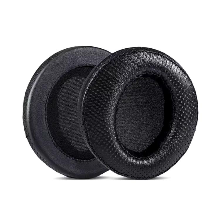 2pcs Sponge Earmuffs Replacement Earpads For ATH-A900X, Style:Black Punched Lambskin - Earmuff & Pad by buy2fix | Online Shopping UK | buy2fix
