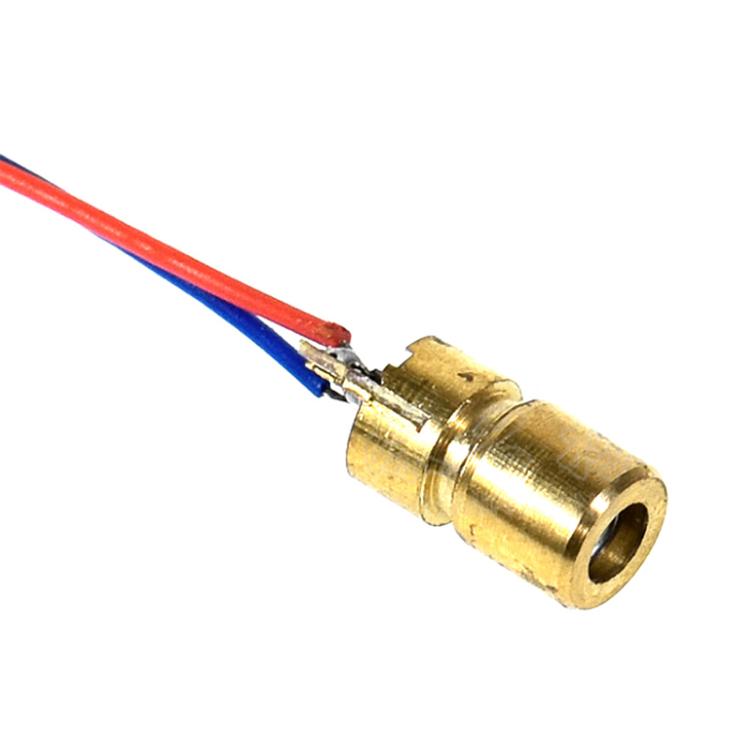 5V 10pcs/Pack Adjustable Diode Laser Head Red Dot Laser Module - DIY Cables by buy2fix | Online Shopping UK | buy2fix