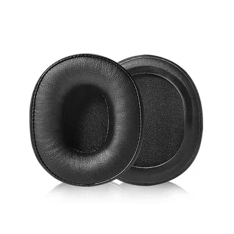 2pcs Sponge Earmuffs Replacement Earpads For Audio Technica ATH-M60X, Model:Black Lambskin - Earmuff & Pad by buy2fix | Online Shopping UK | buy2fix