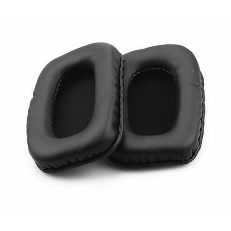2pcs Protein Leather Replacement Earpads For Audio Technica ATH-SQ5 / SQ505(Black) - Earmuff & Pad by buy2fix | Online Shopping UK | buy2fix
