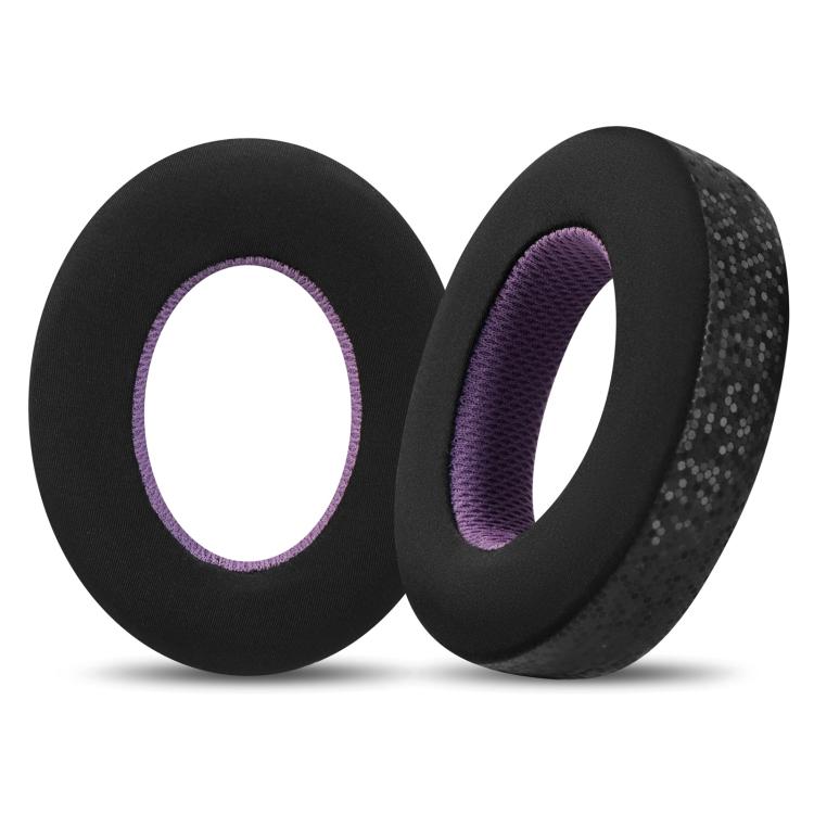 2pcs Ice Gel Replacement Earpads For B&W Px7(Black Purple) - Earmuff & Pad by buy2fix | Online Shopping UK | buy2fix