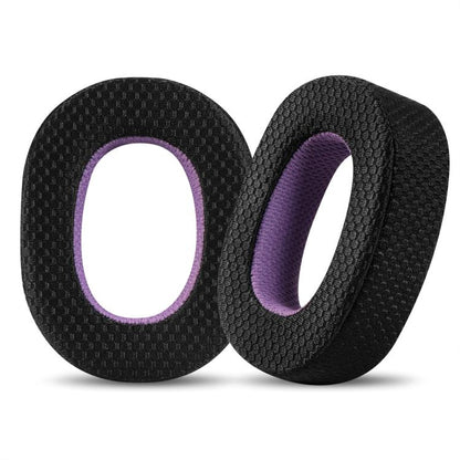 2pcs Mesh Cloth Replacement Earpads For B&W Px7 S2 / Px8(Black Purple) - Earmuff & Pad by buy2fix | Online Shopping UK | buy2fix