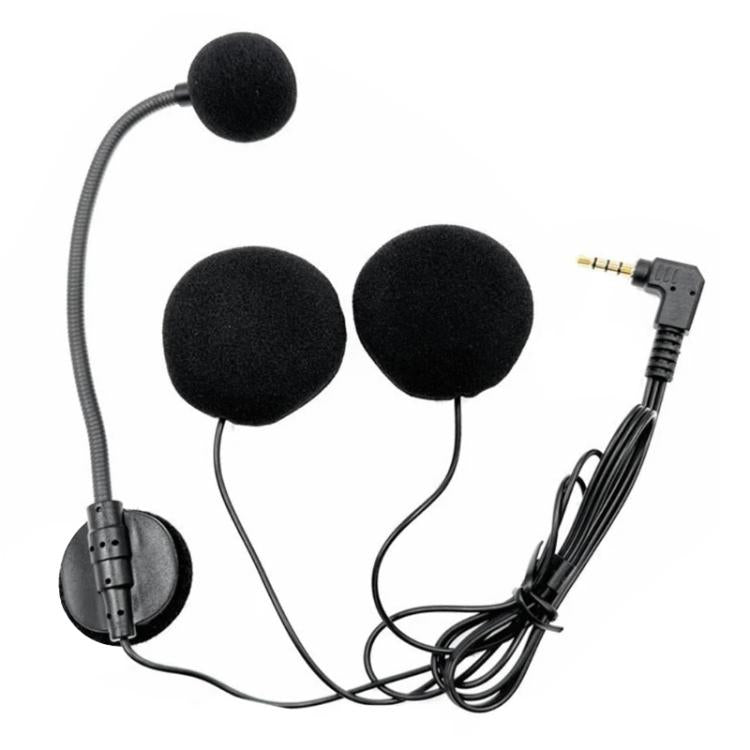 Motorcycle Half Helmet Intercom Headset Microphone(Black) - Motorcycle Walkie Talkie by buy2fix | Online Shopping UK | buy2fix