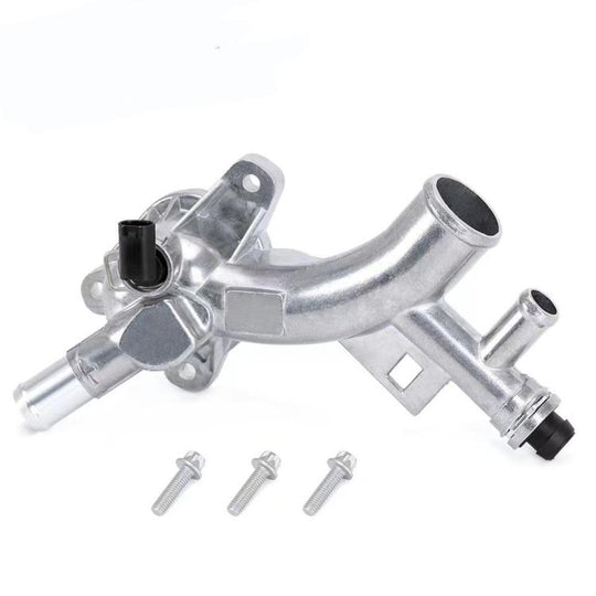 Car Thermostat Housing Water Pump Outlet for Buick / Chevrolet Cruze / Opel 25193922 55565334(Silver)