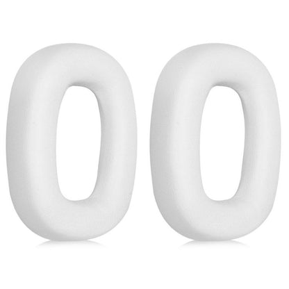 2pcs Sponge Earmuffs Replacement Earpads For B&W Px7 S2 / Px8, Model:White Protein Leather - Earmuff & Pad by buy2fix | Online Shopping UK | buy2fix